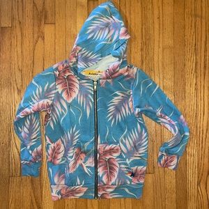 Aviator Nation Kids Blue Kauai Zip Hoddie -vintage style
